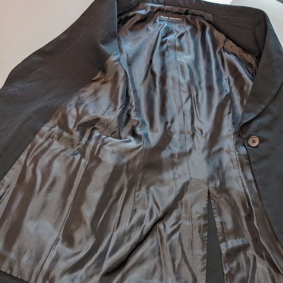 Club Monaco black lined, single button blazer, size small - Picture 7 of 7